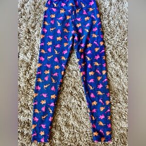 LuLaRoe Gigi & Jack Girls Tween Dino Leggings